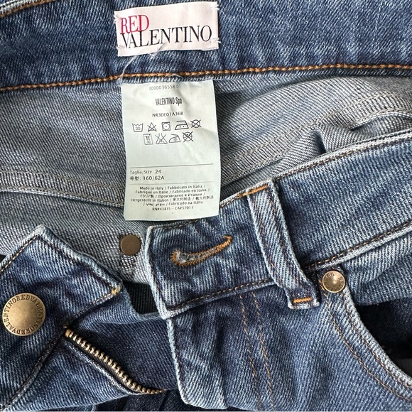 Red Valentino Star Patch Flared Jeans - Picture 6 of 8